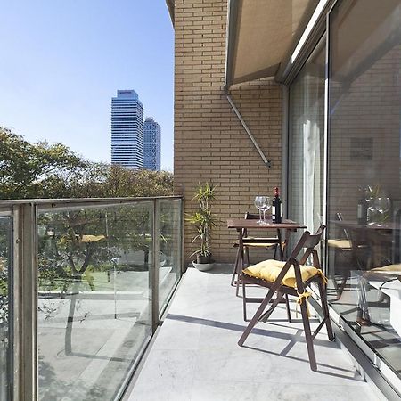 Vila Olimpica Skyline Barcelona Ruang foto