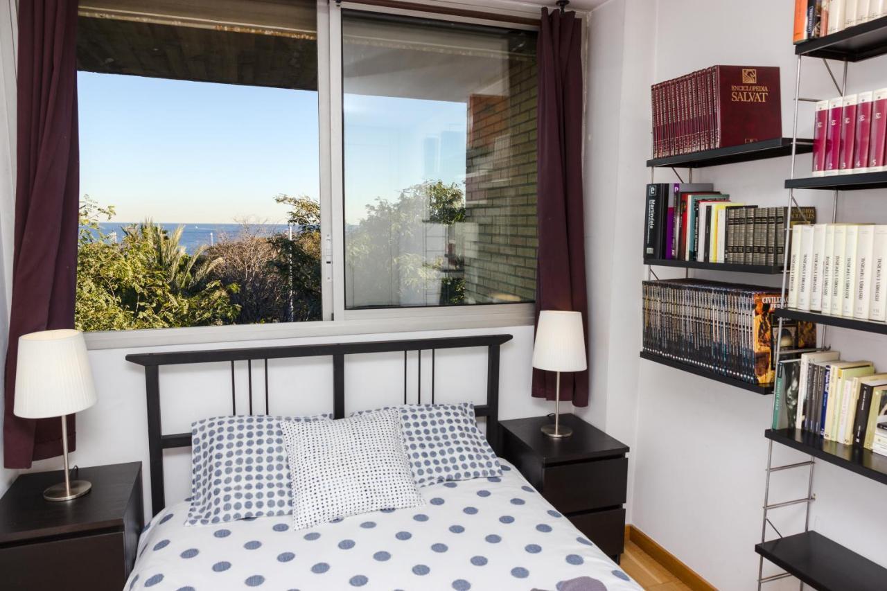 Vila Olimpica Skyline Barcelona Ruang foto